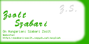 zsolt szabari business card